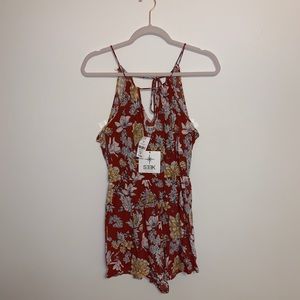 NWT LF Seek Floral Romper Size XS
